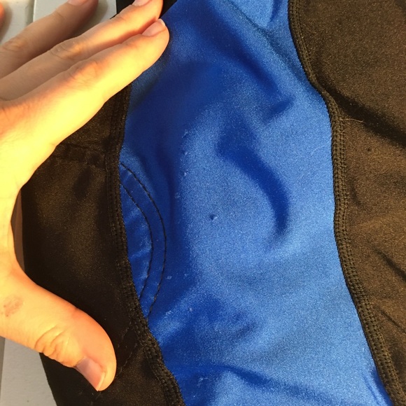 Gently used blue and black cycling shorts - Picture 4 of 4